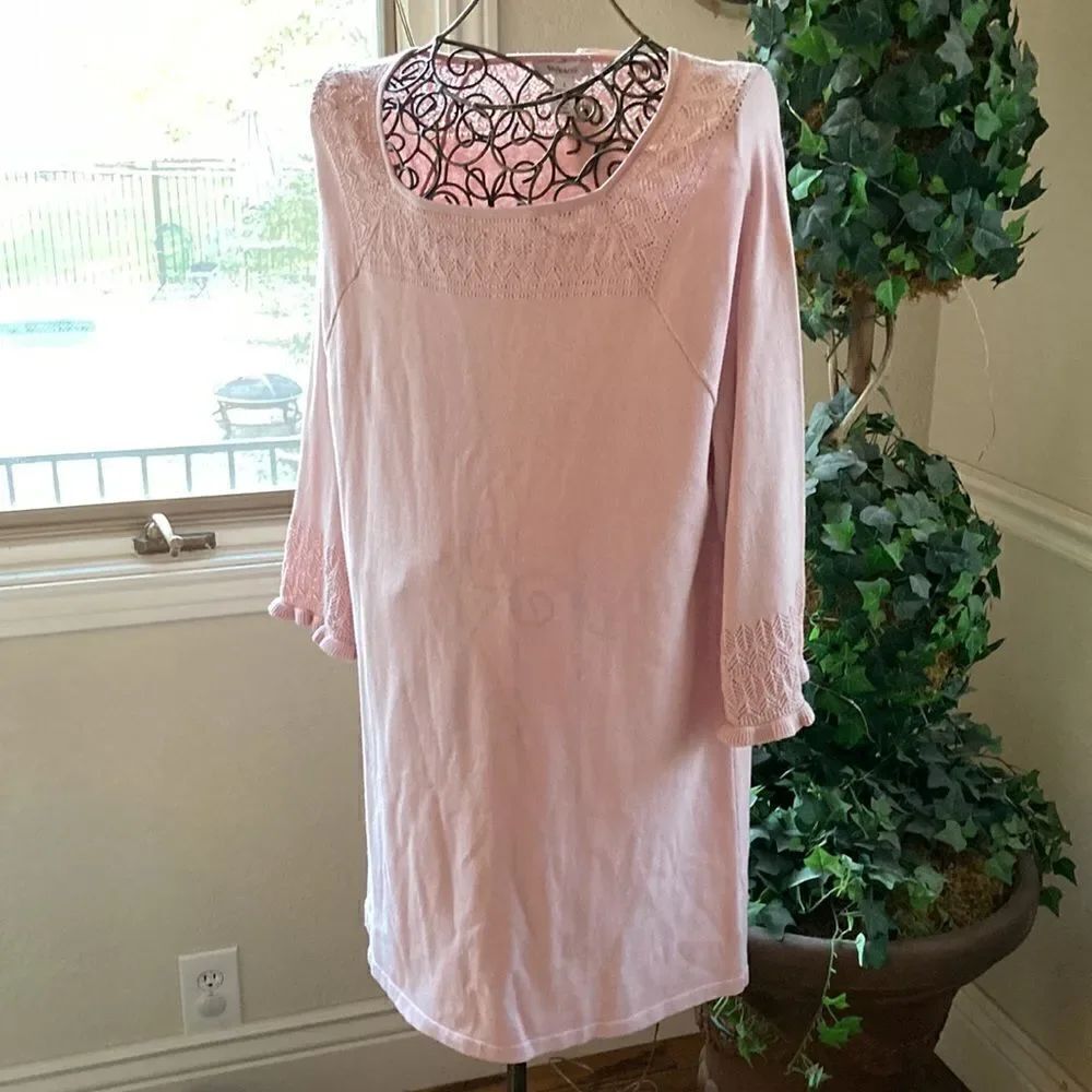 New Style & Co Long Line Tunic Size L - Picture 3 of 7